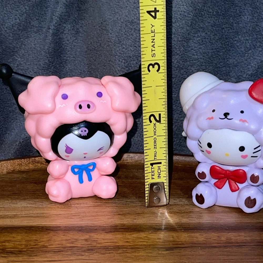 Hello Kitty & Kuromi Animal Unbranded Small Toy Figures